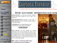 Tablet Screenshot of daytonaelevator.com